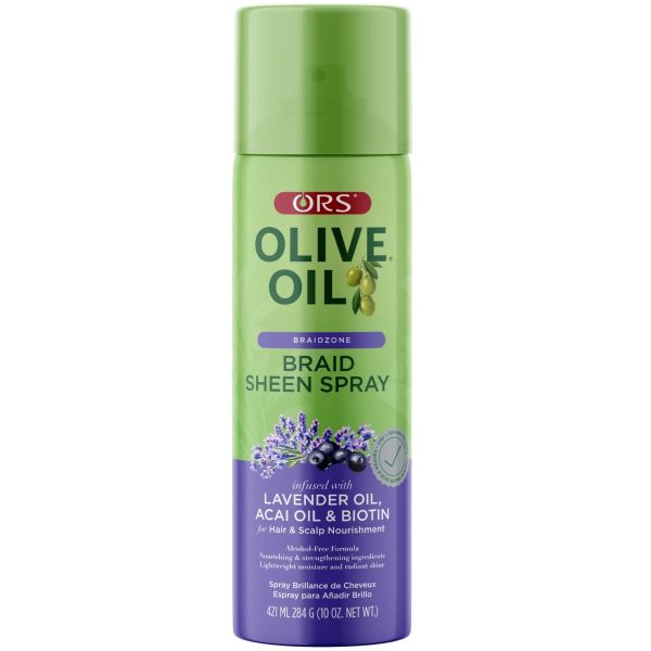 ORS Olive Oil Braidzone Braid Lavender Sheen Spray 10oz